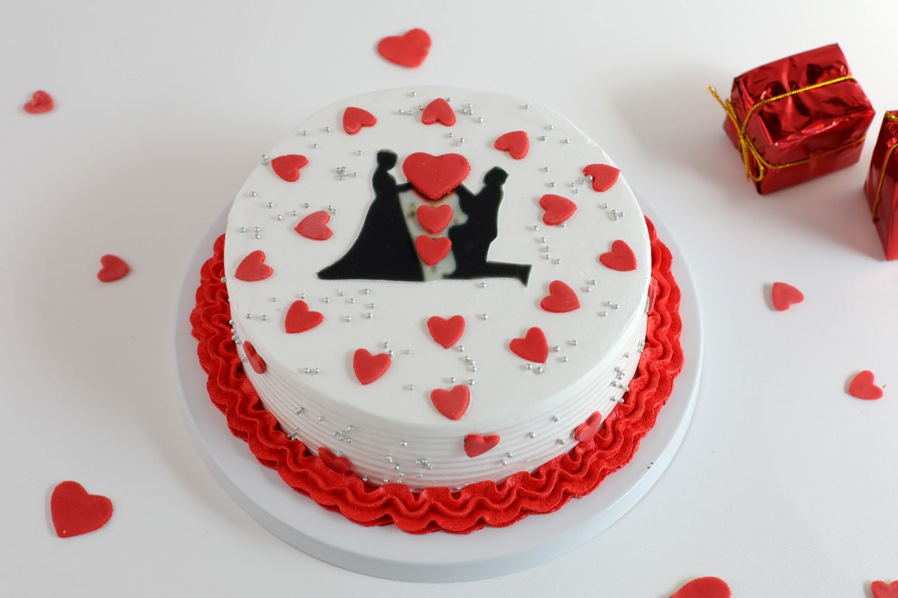 Propose cake Mille Crust Bakery, Trivandrum