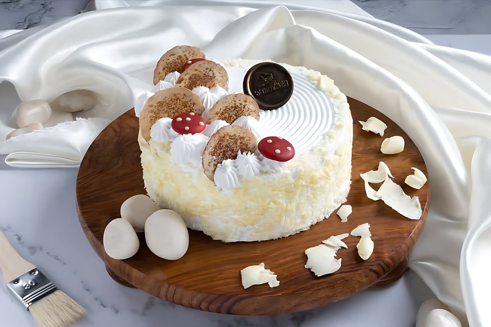 White Forest Gateau Mille Crust Bakery, Trivandrum